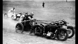 Motorcycle Chariot Race 1920s 1940s [upl. by Hajidahk]