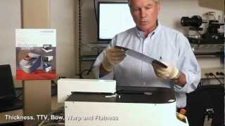 MTI 300iSA  Wafer Metrology Demonstration [upl. by Einnol]