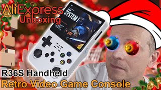 AliExpress R36S Retro Handheld Video Game Console unboxing amp mini review [upl. by Enaed]