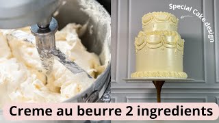 Comment faire une crème au beurre sans oeuf rapide [upl. by Aynod]