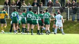 Bagarre rugby Pau Bayonne [upl. by Nnylhtak]