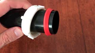 How a Slip Joint Nut works  Creates water tight Seal  Plumbing 101 [upl. by Ecadnac663]