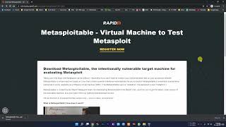 10 Download and Install Metasploitable  How to use metasploitable in Kali Linux  Ethical Hacking [upl. by Gnihc]