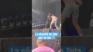 La sécurité de Zola sort un fan 🤯 [upl. by Rothstein11]