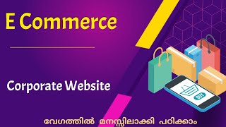 Corporate websiteEcommerceMalayalam Tutorial [upl. by Jamin]