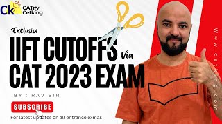 IIFT Cutoffs via CAT 2023 Exam [upl. by Nosidam]