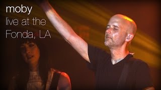 Moby  Raining Again Live from The Fonda LA [upl. by Ttehc]