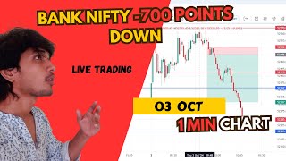 Live option trading ⚡  3 OCT 📈  Banknifty Idex trading nifty baknifty live livetrading [upl. by Renick751]