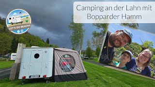 Camping an der Lahn mit Bopparder Hamm  Weinwanderung [upl. by Lenod]