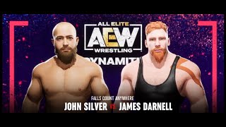 ALL ELITE  John Silver vs James Darnell [upl. by Yrdnal]