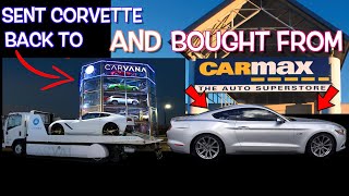 Buying A Mustang GT From CarMax After Returning The Corvette To Carvana [upl. by Eralc]