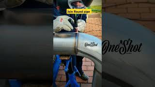 Round pipe joint process by senior wellder cover welding wellder otomotif Hellpermekanik [upl. by Hofstetter]