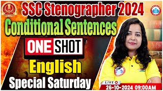 SSC Stenographer 2024  Conditional Sentence  SSC Stenographer English Saturday Special Class [upl. by Tanya859]