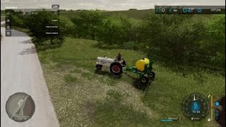 Farming Simulator 22 Putting Herbicide Weed Killer on My Field [upl. by Aiblis]