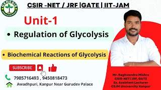 Biochemical Reactions of Glycolysis  Regulation of Glycolysis  L4  genesisinstitute [upl. by Timms]