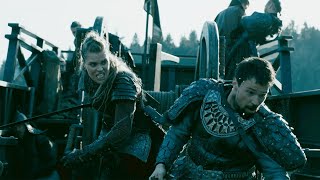 Vikings  Ivar amp Oleg vs Gunnhild  River Battle 6x10 HD [upl. by Learrsi]