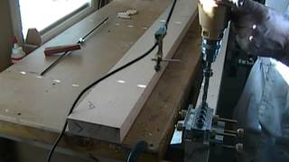 How to Build a Workbench using Dowelmax Part 1  Joining the Top Boards [upl. by Neeneg536]