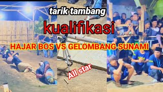 team HAJAR Bos VS GELOMBANG SUNAMI fyp viral [upl. by Ahsikahs578]