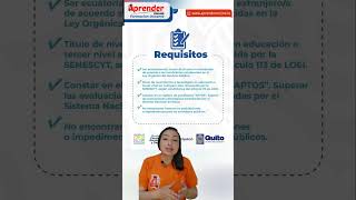 Abierta la convocatoria para el concurso de docentes municipales de Quito [upl. by Desirea]