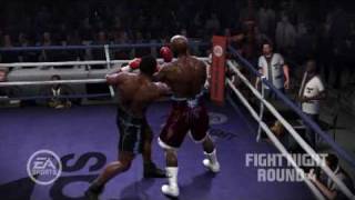 Mike Tyson biting Evander Holyfields ear in Fight Night Round 4 [upl. by Alekal669]