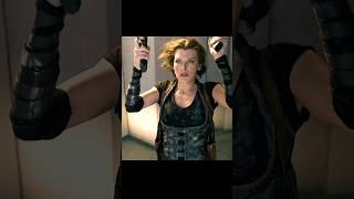 Mutated zombie chasing womanshorts viralvideo movie residentevil fantasy [upl. by Oirram]