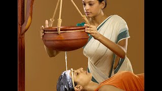 Shirodhara TreatmentThe Shirodhara technique soothes and invigorates the senses and the mind [upl. by Ardnasac]