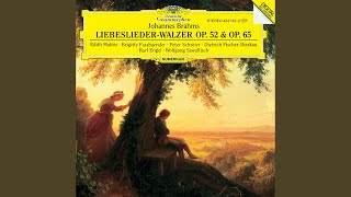 Brahms LiebesliederWalzer Op 52  Verses from quotPolydoraquot 18 Es bebet das Gesträuche [upl. by Airdnalahs]