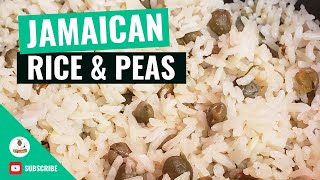 Jamaican Rice and Peas  Rice and Pigeon Peas  How to Make Jamaican Rice amp Peas  Coconut milk rice [upl. by Atila586]