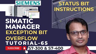 Siemens PLC Training 65  Exception Bit Overflow in Siemens PLC  Status Bit Instructions [upl. by Clotilda]