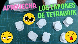 TAPONES DE TETRABRIK  RECICLADO 👀👀🤣🤣 [upl. by Zackariah380]