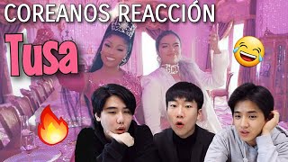 COREANOS REACCIONAN A TUSA  KAROL G NICKI MINAJ Pandita Chan [upl. by Dari]