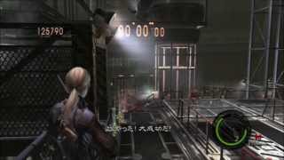 BIO 5傭兵 實驗設施 吉兒戰鬥服 solo惡靈古堡5 mercenaries jill battle suit Experimental Facility solo RE5 PS3 [upl. by Womack]