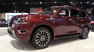 2024 Nissan Armada Platinum 56L V867370  Exterior Interior Walkaround  2023 LA Auto Show [upl. by Eidson]