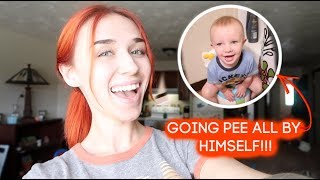 POTTY TRAINING MY 2 YEAR OLD BOY [upl. by Belak]