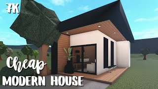 Roblox Bloxburg Mini Casa Moderna Barata Para Iniciantes Sem Game pass Speedbuild [upl. by Ahtelat]