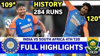 IndiaVsSouthAfrica4thT20MatchFullHighlights2024INDVSSA4THT20MATCH [upl. by Lothario]