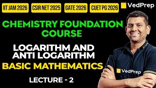 Basic Mathematics  IIT JAMCSIR NETGATECUET PG Chemistry Foundation Course VedPrep Chem Academy [upl. by Yroggerg382]