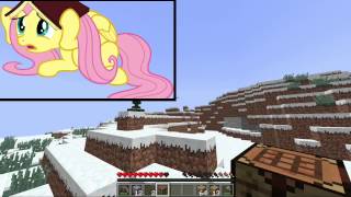 FlutterCraft \\ FluttershyPlays Minecraft 1 [upl. by Atinaj]