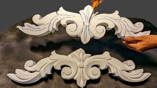 Most Satisfying Foam Carving  Awesome foam carver [upl. by Atilrahc]