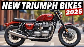 7 New Triumph Motorcycles For 2025 [upl. by Adohr845]