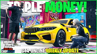 GTA ONLINE WEEKLY UPDATE TRIPLE MONEY DISCOUNTS  LIMITED TIME CONTENT [upl. by Oribella]