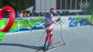 Zurbriggen  Alpine Skiing  Mens Super Combined  Vancouver 2010 Winter Olympic Games [upl. by Leandre]