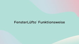 FensterLüfto Funktionsweise [upl. by Legin511]