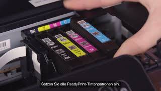 ReadyPrint Flex Tintenpatronen einsetzen [upl. by Erek]