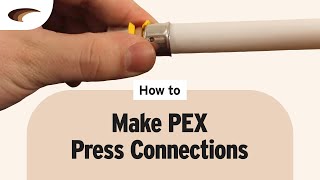 How to Make PEX Press Connections [upl. by Avlis]