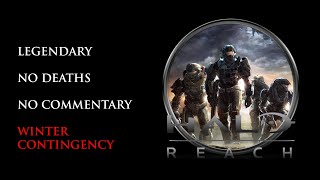 Halo Reach  LEGENDARYNO DEATHS  Winter Contingency [upl. by Kan572]