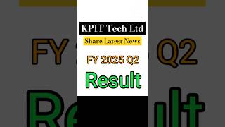 KPIT Tech Latest News  KPIT Tech Share Latest News  KPIT Tech Q2 Results  KPIT Tech  shorts [upl. by Lamberto]