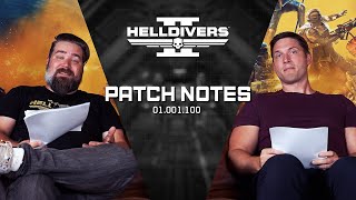 Helldivers 2 Patch Notes  Patch 01001100 [upl. by Derby]