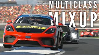 IRACING Multiclass Porsche Cayman GT4 Indianapolis Motor Speedway [upl. by Nwadal]