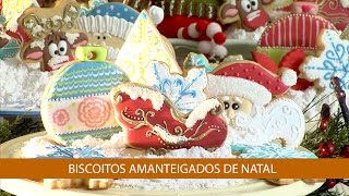 BISCOITOS AMANTEIGADOS DE NATAL [upl. by Anade486]